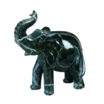 Marble Jet black Elephant