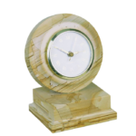 Onyx Marble Desk Clock
