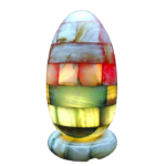 Onyx Mosaic Egg Lamp