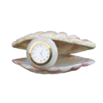 Onyx Marble Sea Shell Clock