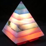 Onyx Pyramid Lamp